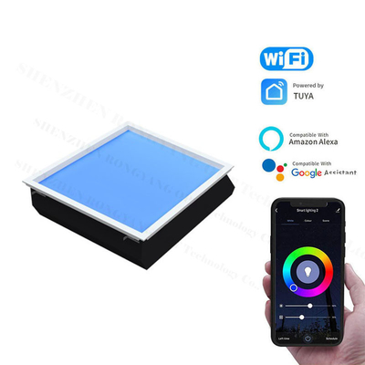 شراء السماء الزرقاء 600x600 LED Sky Panel 2100-7000K درجة حرارة اللون 3.6A التيار التصنيع عبر الإنترنت