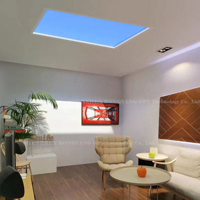 شراء Tuya Control 90Ra Fake Skylight Light ، 600x600 Square Faux Skylight LED التصنيع عبر الإنترنت
