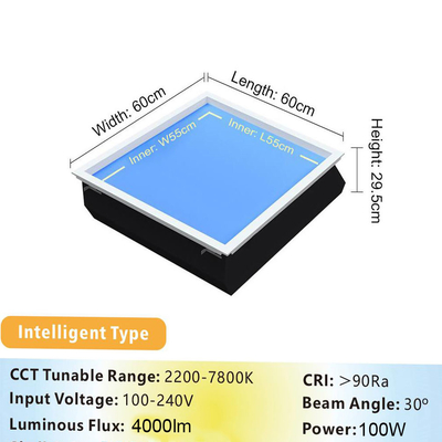 شراء ضوء السقف المصطنع LED 50W طول العمر 50000 ساعة للإضاءة الموفرة للطاقة التصنيع عبر الإنترنت