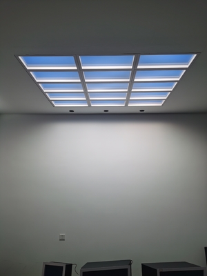 شراء لوحة إضاءة سقف ديناميكية LED مقاس 2x2 قدم 150 واط طيف كامل 2100–7500K جاهزة للتطبيق والتحكم عن بعد التصنيع عبر الإنترنت