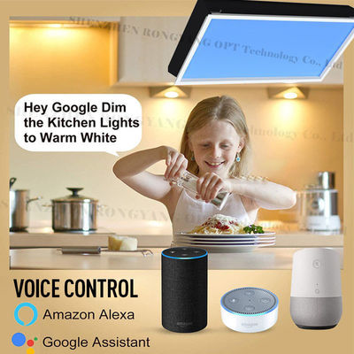 AC 100 240V ضوء لوحة سقف LED يتم التحكم به عن بعد بواسطة تطبيق مصمم للإضاءة التجارية المهنية