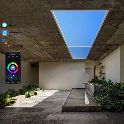 كوة إضاءة LED صناعية متعددة السطوع مقاس 12.6 بوصة مجوفة 600x300 تويا