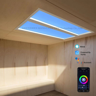 110VAC الظاهري الاصطناعي LED كوة لوحة تعتيم 60x120 CCT 6500K 8000lm