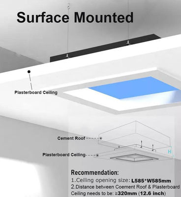 ضوء ليلي مسطح 75W لتطبيقات متعددة الاستخدامات CCT 2100K-7500K