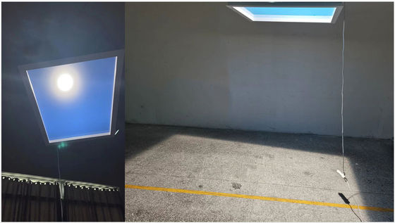 Smart Tuya Slim مصباح السقف الاصطناعي LED Blue Sky السقف