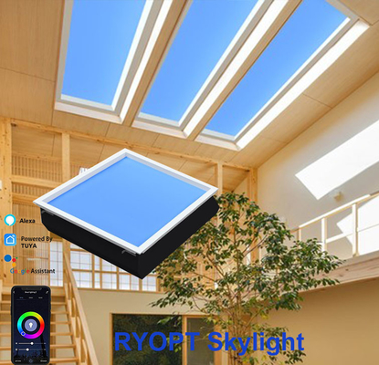 60x60 سم Sky Cloud LED ضوء لوحة السقف 100W العلاج RGB على السطح