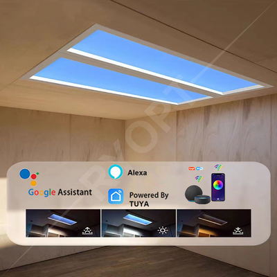 تويا Wi-Fi Control LED Skylight Panel 2100-7000K درجة حرارة اللون 6000LM تدفق الضوء