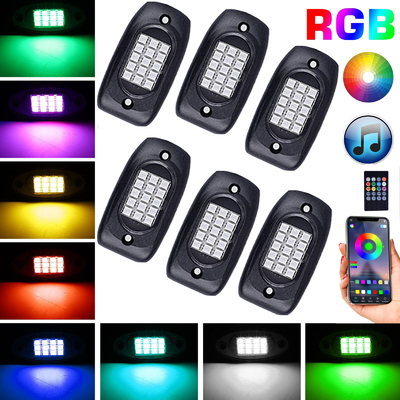 جهاز التحكم عن بعد LED RGB Rock Lights دائم مستقر للدراجات النارية