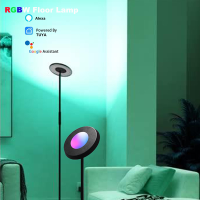 24W داخلي ليد RGB زاوية مصباح أرضي تويا اليكسا واي فاي التحكم في غرفة المعيشة