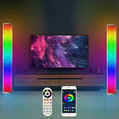16 مليون لون متغير RGB زاوية مصباح أرضي ذكي واي فاي تحكم Alexa Tuya