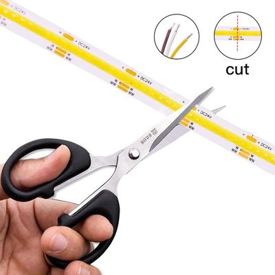 IP67 مقاوم للماء 24V COB LED قطاع الضوء 5M / لفة 14W CCT 3000K 4000K 6000K