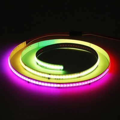 Cuttable DC 24V 12V RGB COB LED قطاع طول 5M 10M CCT 2700K-6000K