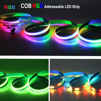 أضواء شريط LED متغيرة اللون عملية ، شريط RGB قابل للتعتيم