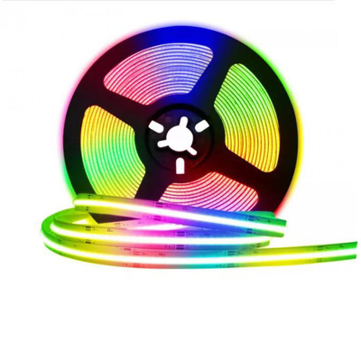 OEM في الهواء الطلق RGB COB LED قطاع 12V مقاوم للماء لشجرة عيد الميلاد