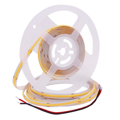 عرض 8 مم 10 وات شريط إضاءة ليد COB DC24V 1000lm / M أبيض بارد RA 90