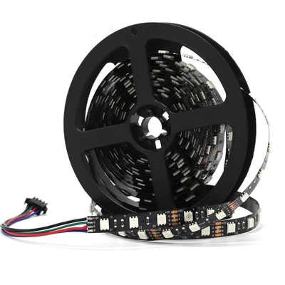 100ft 50ft في الهواء الطلق 5050 RGB LED قطاع مقاوم للماء 10 متر أسود PCB