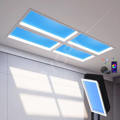 Tuya 600x600 SquareLED نافذة وهمية ضوء الشمس كوة متعددة الأغراض للمنزل