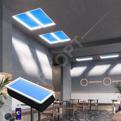 ضوء النهار الاصطناعي المضاد للوهج 2000LM ، لوحة السقف LED للسماء والسحاب 30x60