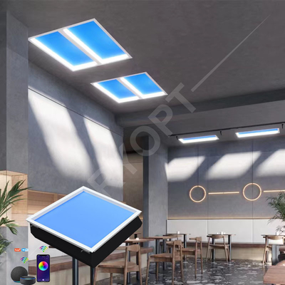 لوحة LED متعددة الأغراض مقاس 60 × 60 سم بتأثير السماء ، لا يوجد ضوء شمس اصطناعي وميض
