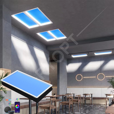 لوحة ضوء النهار الاصطناعي العملية 200 وات 120x60 RGB مثبتة في راحة