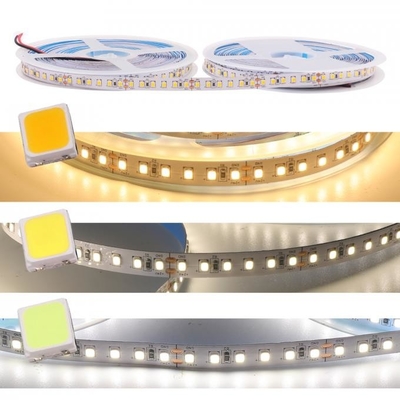 شريط إضاءة LED DC12V SMD 2835 أبيض بارد مقاوم للحرارة 120LED / M.