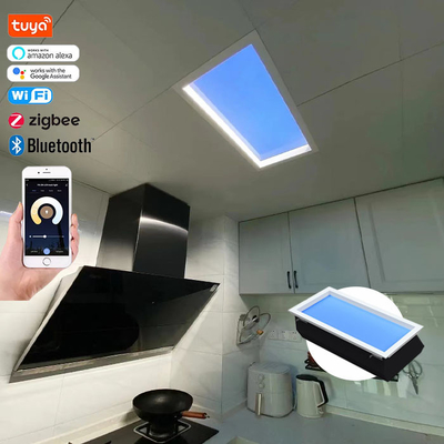 الذكية واي فاي أدى وهمية فو كوة لوحة السقف 50 واط الإضاءة اليومية diy RGB Alexa