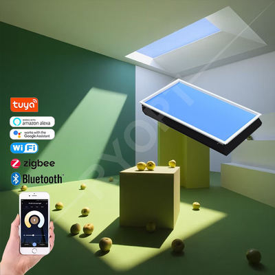 لوحة LED عاكسة للضوء 1200x600 من بلو سكاي ، أسقف مستعارة ضوء النهار الطبيعي