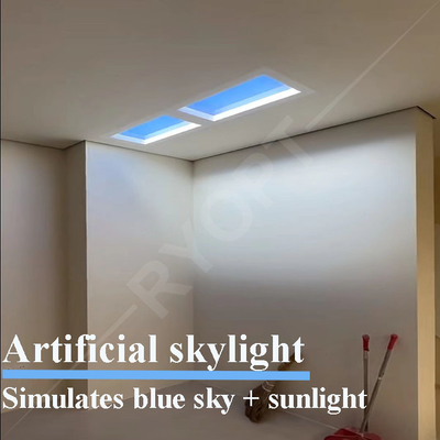 ضوء النهار الاصطناعي منور صناعي مزيف LED لوحة سحابة السماء الزرقاء Tuya Alexa Control