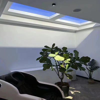 1200x600 لوحة ضوء النافذة الزائفة ضوء السماء الزرقاء الإيقاع اليومي ضوء الشمس الطبيعي