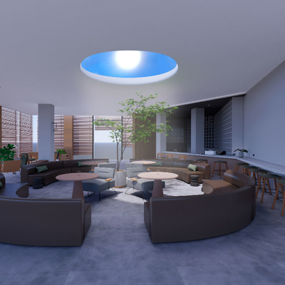 مصابيح LED الاصطناعية سقف السماء 100W قابلة للتعديل Tuya Alexa Control