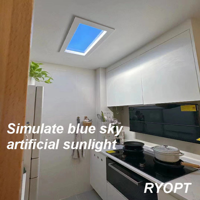 2*2ft 110V AC ضوء الشمس الاصطناعي ضوء السقف، بدون إطار 600x600 ضوء لوحة LED