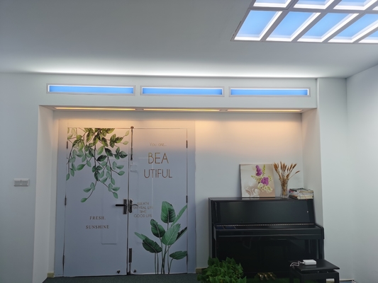 ضوء النهار الاصطناعي منور صناعي مزيف LED لوحة سحابة السماء الزرقاء Tuya Alexa Control