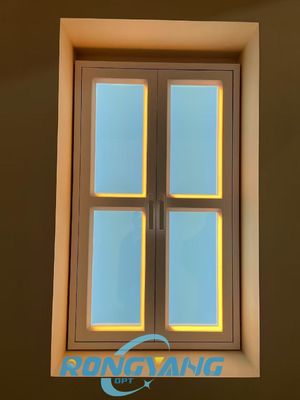 ضوء السقف الذكي للتحكم في ضوء السقف يحاكي شروق الشمس إلى غروبها، تثبيت على الحائط L1332*W781*H66mm AC100-240V