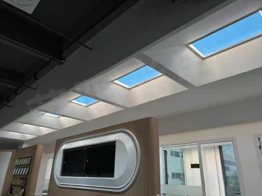 ضوء نافذة مزيف للجدار L1182*W582*H36mm وظائف خلق ضوء الشمس الطبيعي والسماء الزرقاء