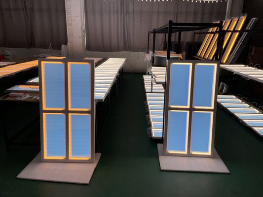 ضوء نافذة وهمي يخلق ضوء الشمس الطبيعي والسماء الزرقاء باستخدام إضاءة LED لتشتت رايلي
