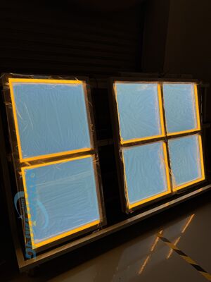 ضوء نافذة مزيف مع إضاءة الإيقاع اليومي ودرجة حرارة اللون القابلة للتعديل و استهلاك طاقة منخفض